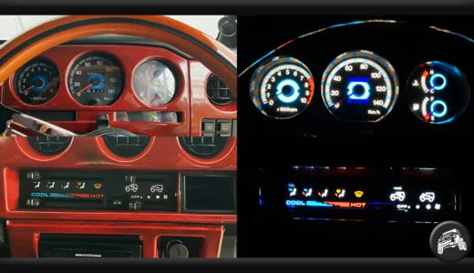 ジムニー Jimny JA11 JA12 JA22 JB32 EL LED メーター エアコン パネル 取り外し 交換 方法 配線