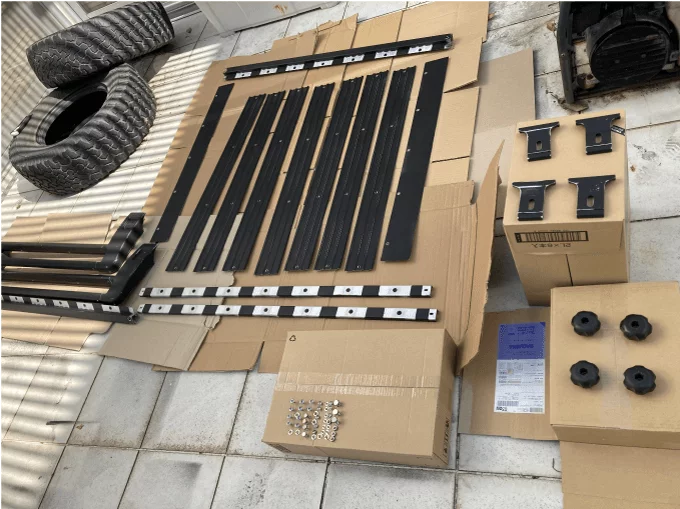 ジムニー 純正 ルーフキャリア 塗装 JA 11 JA12 JA22 JB32 ジムスタ