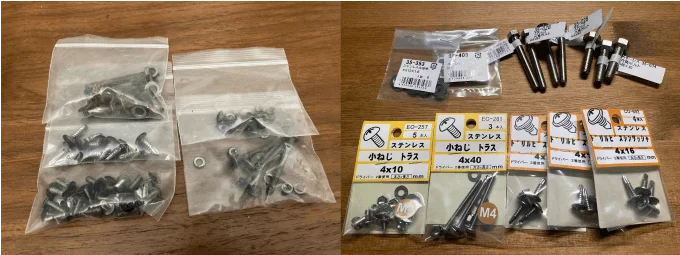 ジムニー 純正 ルーフキャリア ゴム 固定 スクリュー ボルト JA 11 JA12 JA22 JB32 ジムスタ