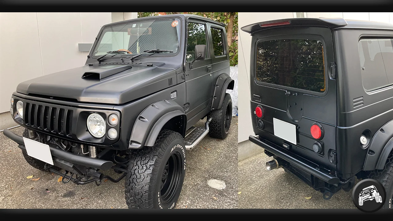 ジムニー Jimny JA11 JA12 JA22 JB32 全塗装 自家塗装 ジムスタ