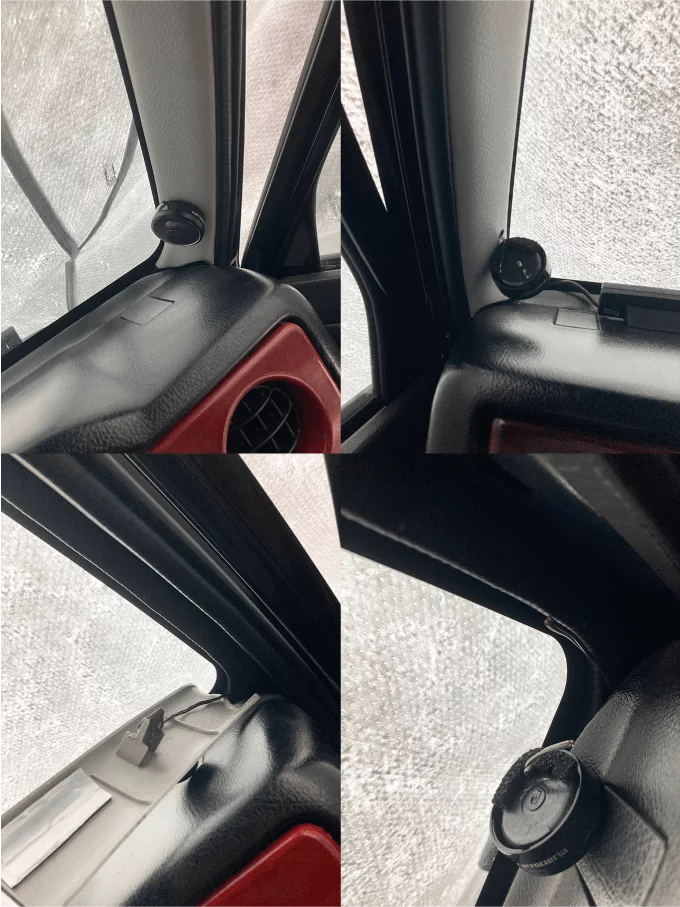 ジムニー Jimny JA11 JA12 JA22 JB32 車内 パネル 固定金具 サビ 錆 防止 スピーカー 取り外し ジムスタ