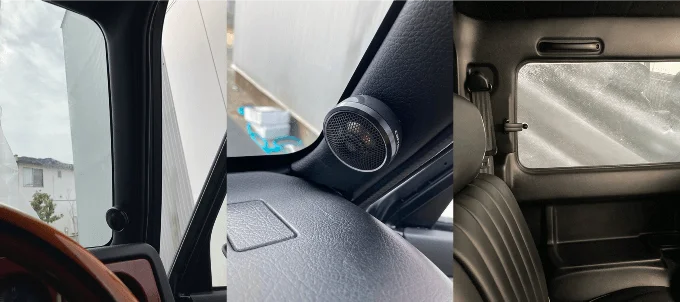 ジムニー Jimny JA11 JA12 JA22 JB32 インナーパネル インパネ 塗装 方法 簡単 解説 フロントサイド スピーカー 取り付け ジムスタ