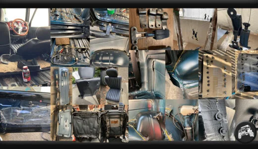 ジムニーの車内清掃（サビ処理）編