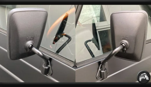 ジムニーのサイドミラー塗装編