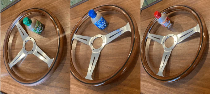 ジムニー ナルディ ウッドステアリング クリア 研磨 磨き コンパウンド 艶出し