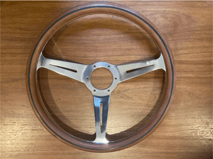 ジムニー ナルディ ウッドステアリング クリア 塗装 剥がす