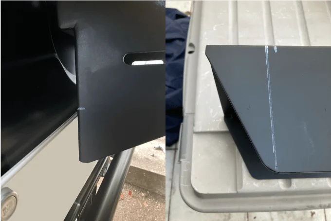 ジムニー スペアタイヤブラケット カット マーキング 取り付け