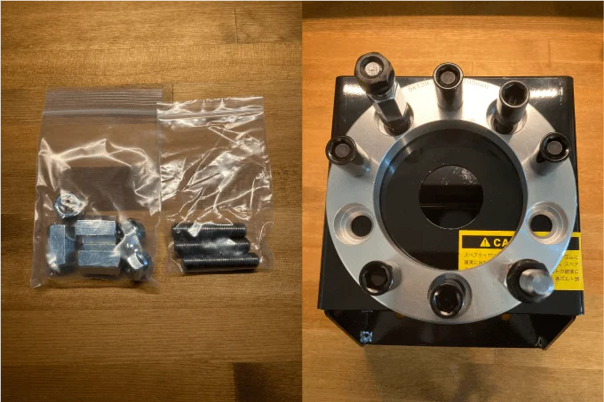 ジムニー スペアタイヤブラケット 延長ボルト