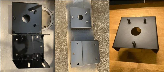 ジムニー スペアタイヤブラケット 塗装