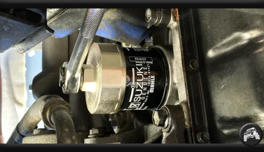 ジムニー（JA12,JA22,JB32）のエンジンオイル（エレメント）交換編